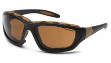 Carhartt BRONZE ANTI FOG Padded Safety Glasses ANSI Z87+ Protective Work Eyewear