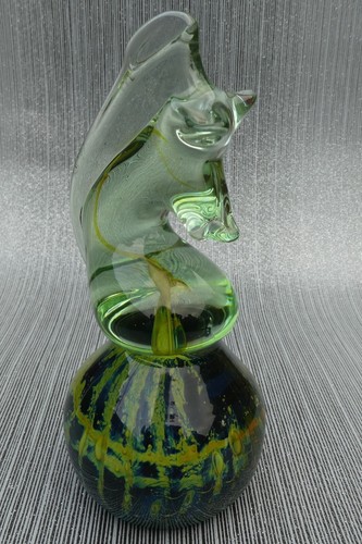 Heavy blown glass art - heavy,
