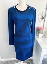 JOSEPH RIBKOFF Blue Black Long