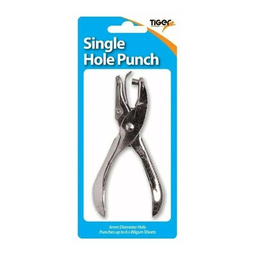 Single hole punch for - hole,