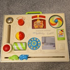 Vintage Fisher Price Activity Center 1973 Toddler Crib Busy Board