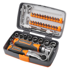 38 in1 Magnetic Ratchet Handle Screwdriver Bit and Socket Set in Handy Case