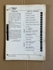 GENUINE HONDA FACTORY ISSUE