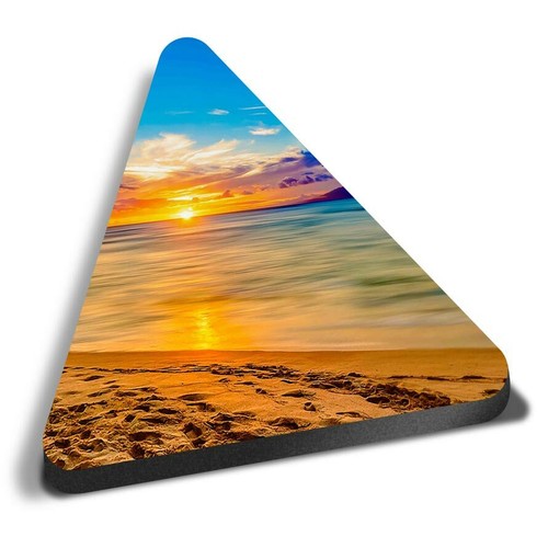 Triangle mdf magnets beach - mdf,