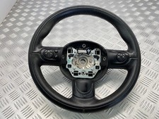 2012 MINI COOPER R56 LEATHER MULTIFUNCTIONAL STEERING WHEEL GENUINE 609695852D