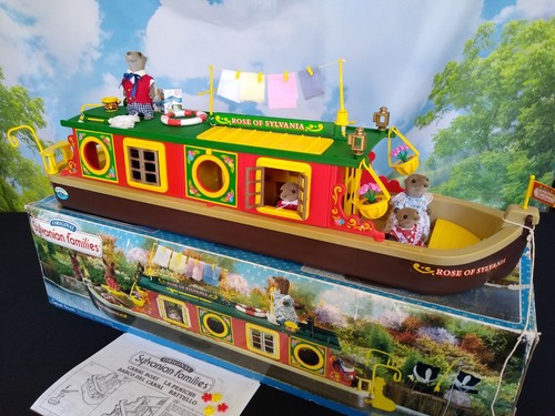 Sylvanian families canal - canal, boat