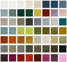 DESIGNERS GUILD GLENVILLE ANTIQUE STYLE UPHOLSTERY VELVET LESS THAN 1 METRE