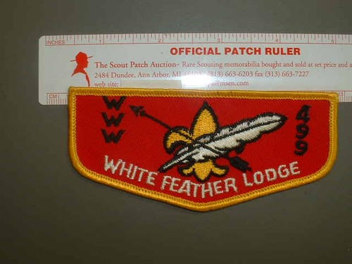 Boy scout 499 white feather - scout,