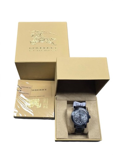 Burberry bu9364 black chrono - burberry,