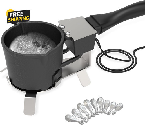 Electric lead melting pot - pot,, 5lb