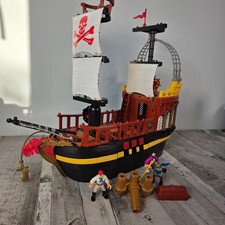 Fisher Price Imaginext Pirate Ship Boat with figures