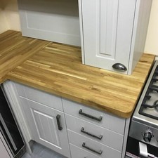 SALE OAK Wood Worktop CHEAPEST  Solid Timber Kitchen Worktop  Island Bars Tables