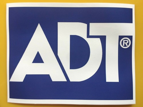 Adt sticker for burglar alarm - sticker,
