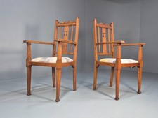 2 Arts and Crafts Elbow Chairs