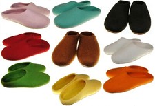 Wool Felt Slippers | Nepal | Handmade | Fair Trade | 14 colours | 10 sizes