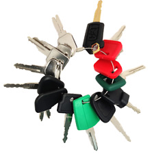 14 Master Plant Key Set Excavator Key JCB Kubota Volvo CAT Hyster JD Doosan