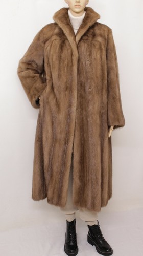 Real mink fur - saga, pastel