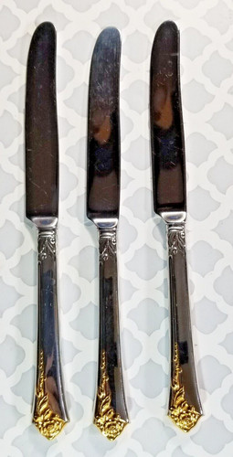 Dinner knives silver tone - knives,