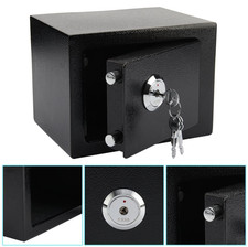 BLACK SOLID STEEL SAFE