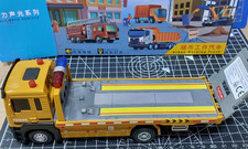 Diecast Rescue Tow Truck Flatbed Recovery Vehicle 1:32 Pull Back Lights Sound Bo