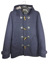 Topman Men's Navy Wool Mix