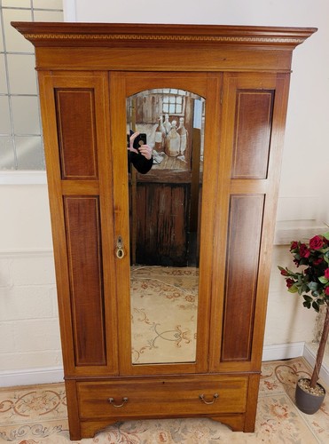 Edwardian mahogany inlaid - edwardian,
