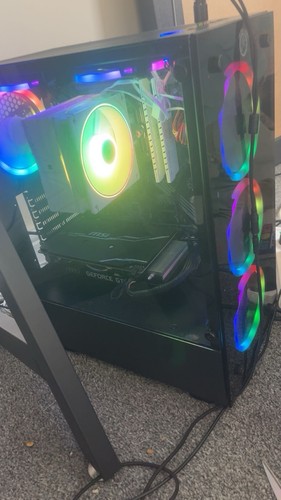 Custom rgb gaming desktop - custom,