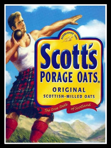 Scott porage oats - porage, retro