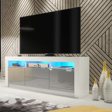 Modern 160cm TV Unit Cabinet I Sideboard I High Gloss/Matt Doors I Free LED