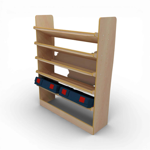 Van power tool storage rack - power,