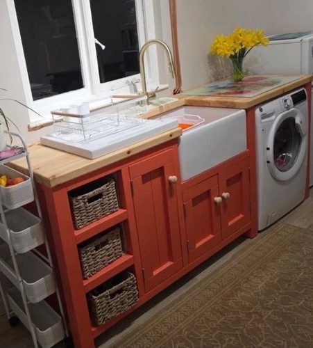 Belfast sink unit with - sink,