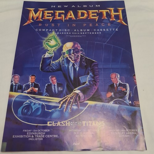 Vintage megadeth rust - megadeth,