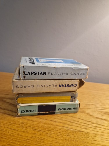 Four packs vintage playing - packs, of