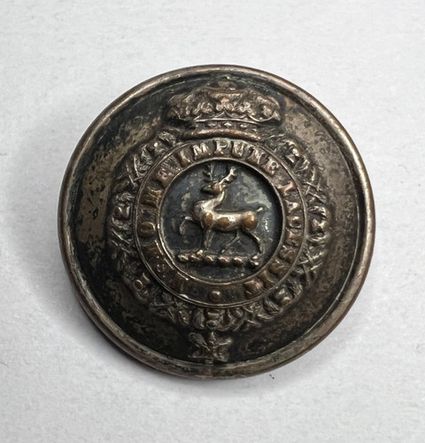 Antique livery button stag - antique,