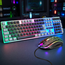 LED Gaming Keyboard And Mouse