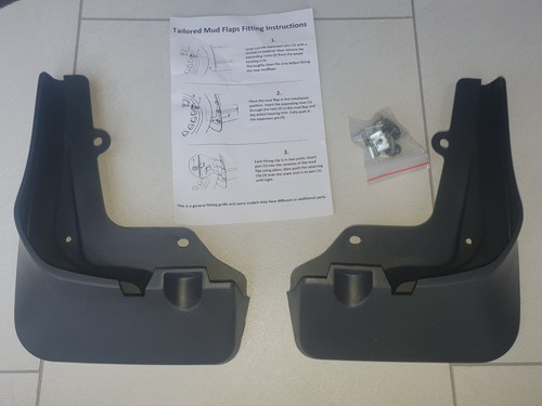 Mercedes rear mudflaps plastic - rear,