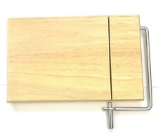Wooden Cheese Board With Wire Cutter  Slicer Cutter Cutting Gift