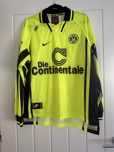 1996 dortmund home - home, shirt