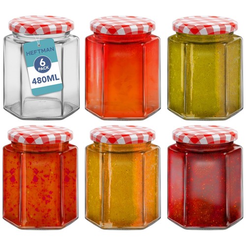 Heftman hexagonal jam jars - heftman,