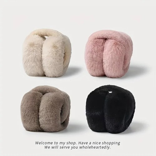 Women men fluffy ear - men, muffs