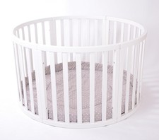 Round Wooden Baby Playpen