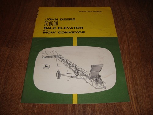 John deere operators manual - deere,