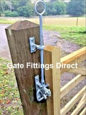 Hunting type equestrian gate latch wooden gates field gates farm gates lift type