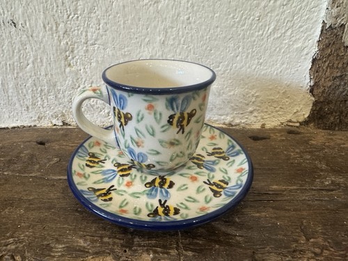 Espresso cup and saucer - cup,