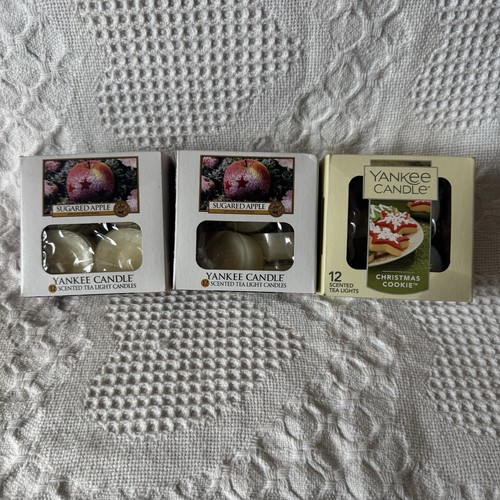 Yankee candle tea lights lot - tea,