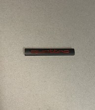 QUATTRO Matt Black Red Metal