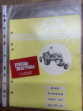 Ferguson Disc Plough Parts