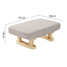 Wooden Sofa Stool Ottoman Footrest Seat Chair Footstool Change Shoes Furniture
