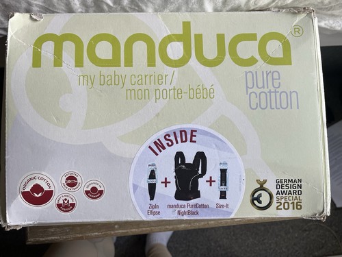 Black manduca pure cotton baby - pure,