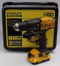 Stanley Fatmax V20 18V Li-Ion Hammer Drill with Charger & 2x 2.0Ah Batteries (U)